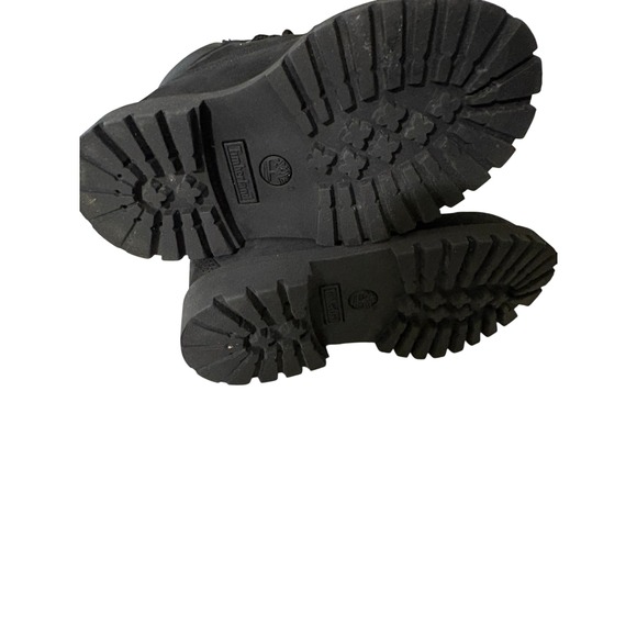 Timberland 6-Inch Premium Toddler Boots Black Nubuck Waterproof 12807 Size 8 - Picture 6 of 8
